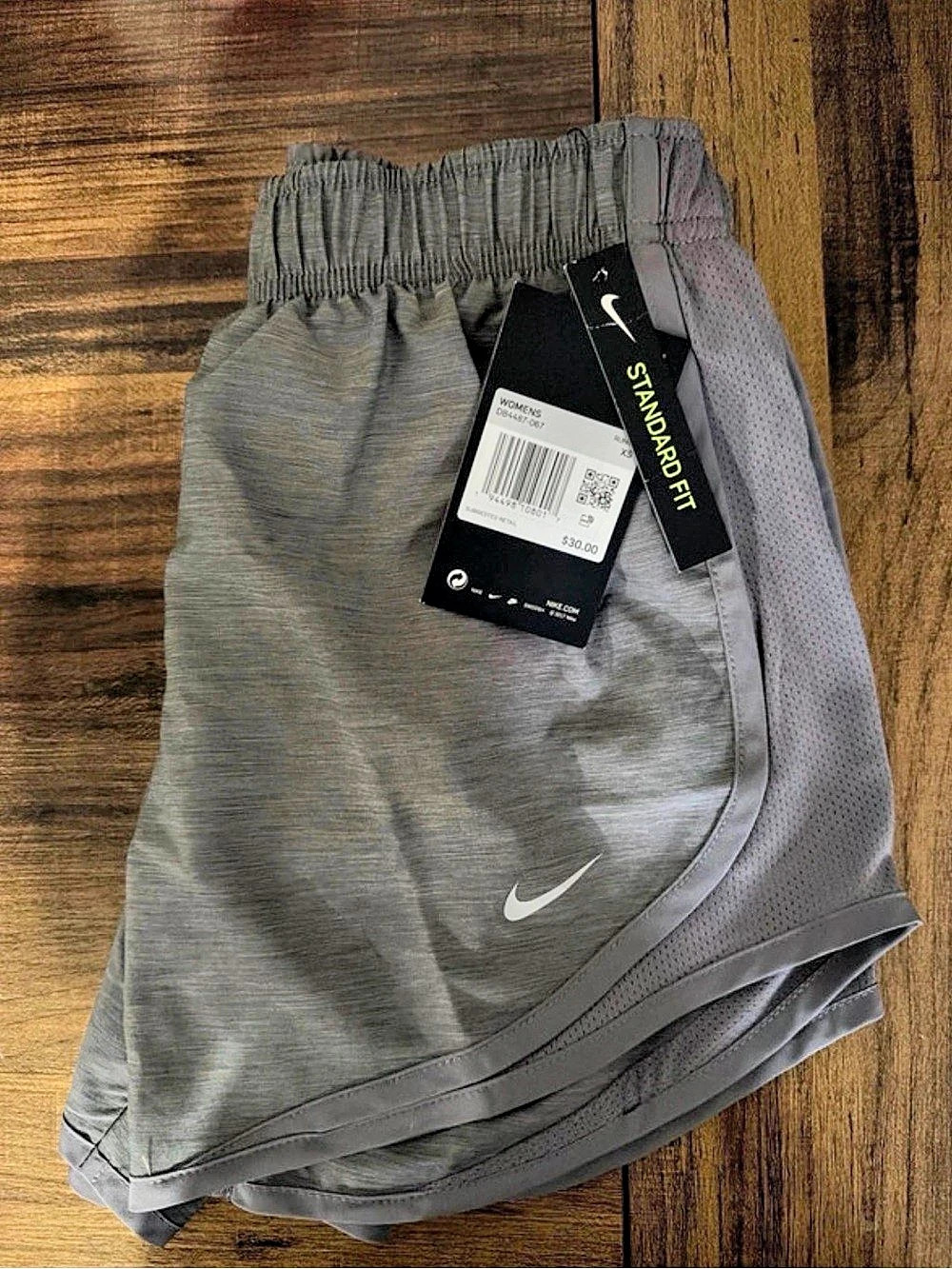 Nike Dri-FIT Standard Fit Running Shorts Athletic Shorts in Gray Size XS NWT